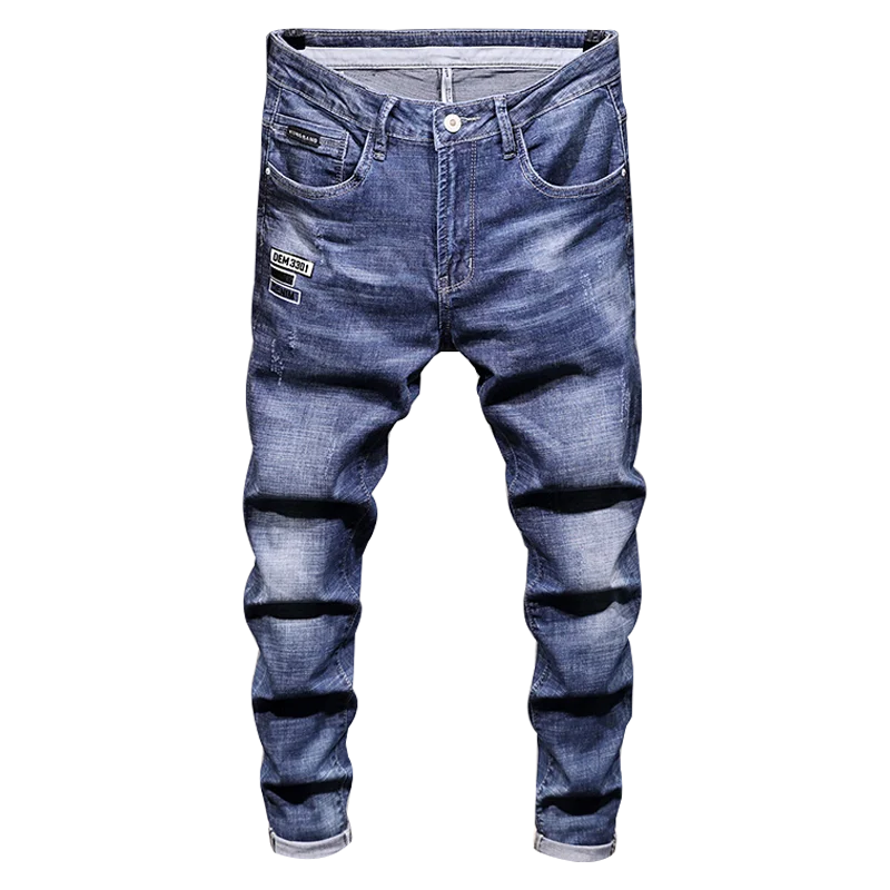 

S160 New Promotion Competitive Price Customized New Style Jean Pant Men Factory From China, Blue