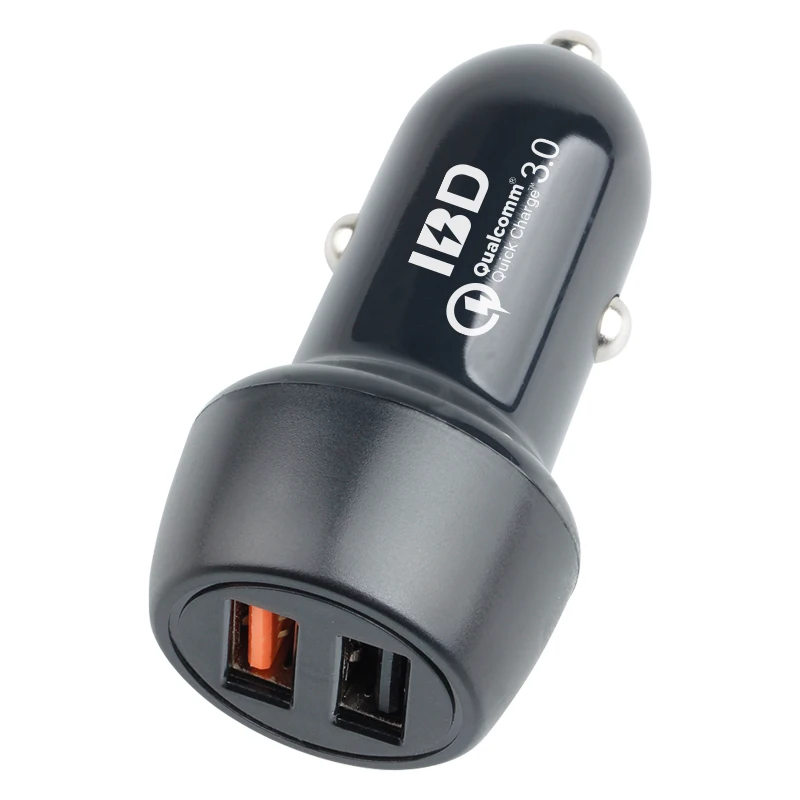 

Qc3.0 technology dual usb quick car charger