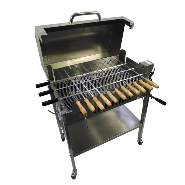 Cyprus Charcoal Barbeque Grill Foukou Greek Cypriot GREEK CYPRIOT CHARCOAL Outdoor Rotisserie Barbecue BBQ Grill