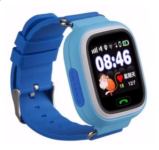 

GPS+LBS based position tracker Smart Watch and Phone With bluetooth Pedometer Multi-Funcational Kids Smart Watch Q80, Blue;green;pink