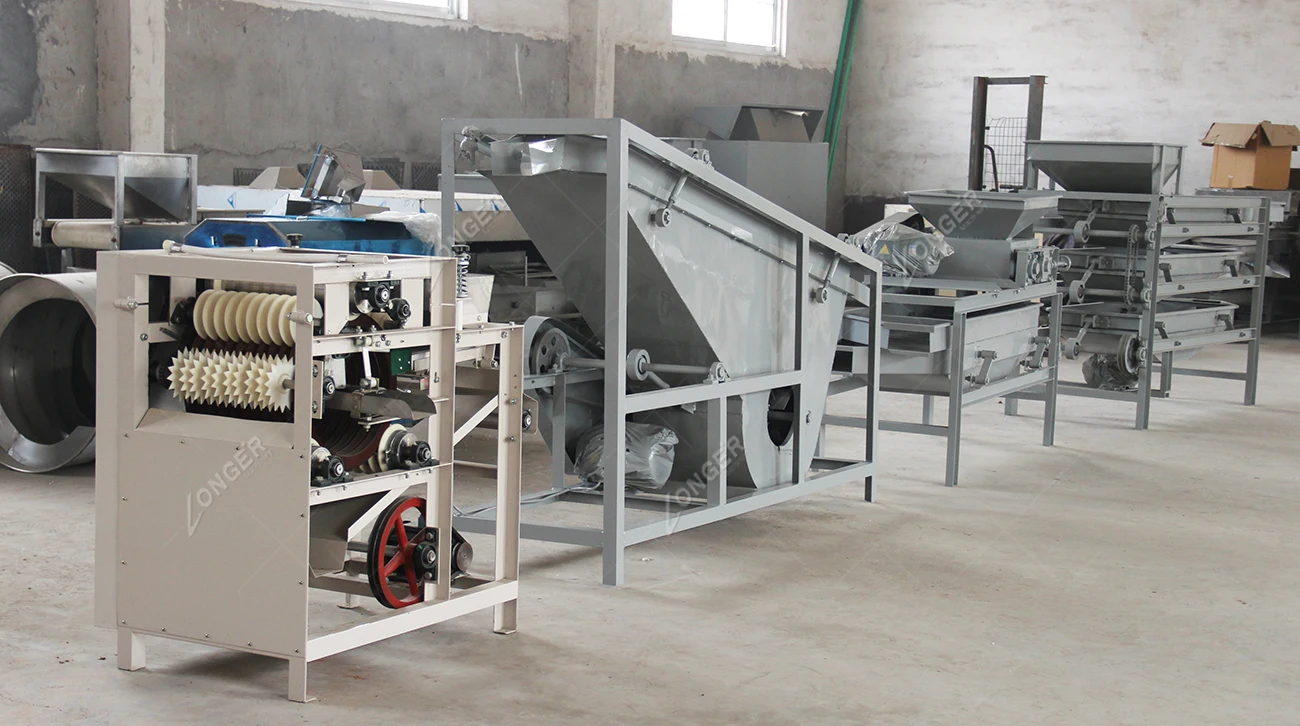 Facrory Price Almond Dehulling Apricot Kernels Cracking Shell Separating Machine Palm Nut Breaking Machine