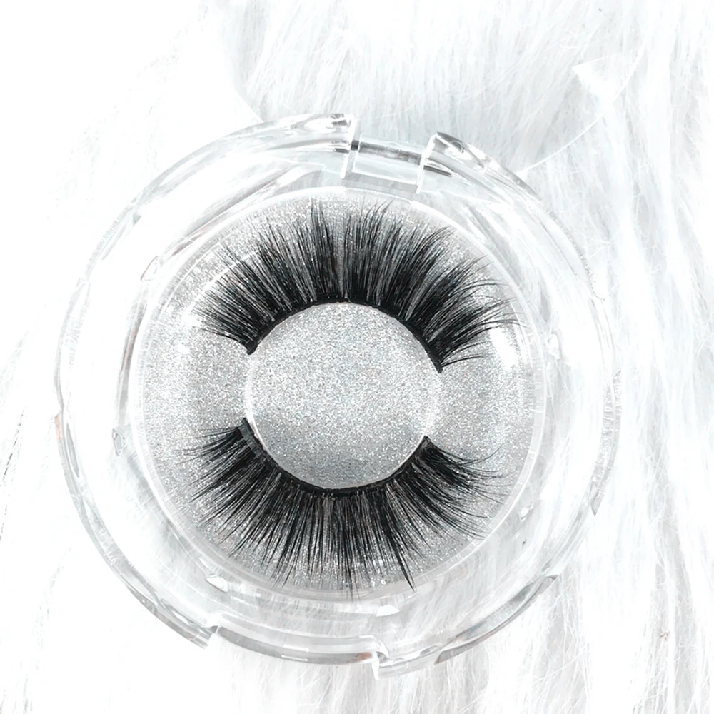 

Hot selling false eyelashes private label with 3d faux mink lashes, Natural black