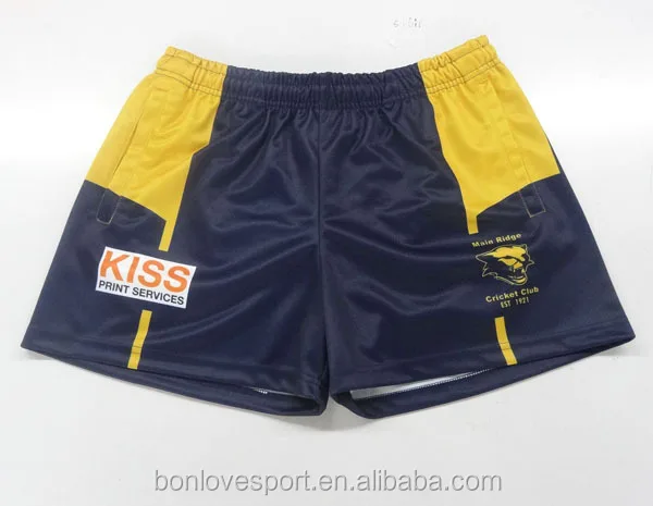 

sublimation rugby shorts, Colorful