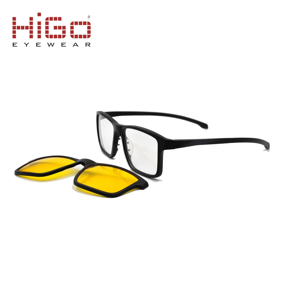 

New product ideas 2019 magnetic sunglasses polarized lens glasses clip-on frame eyewear, M.blk