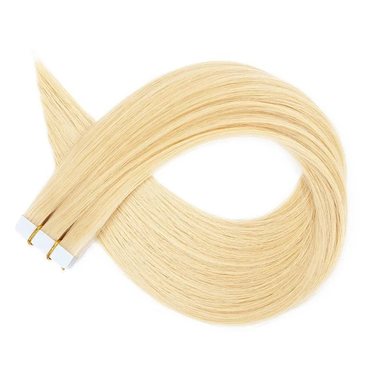 

Platinum Blonde Color 613 2.5gram/piece 18 Remy Tape In Human Hair Extension Full Cuticle 20pcs/pack