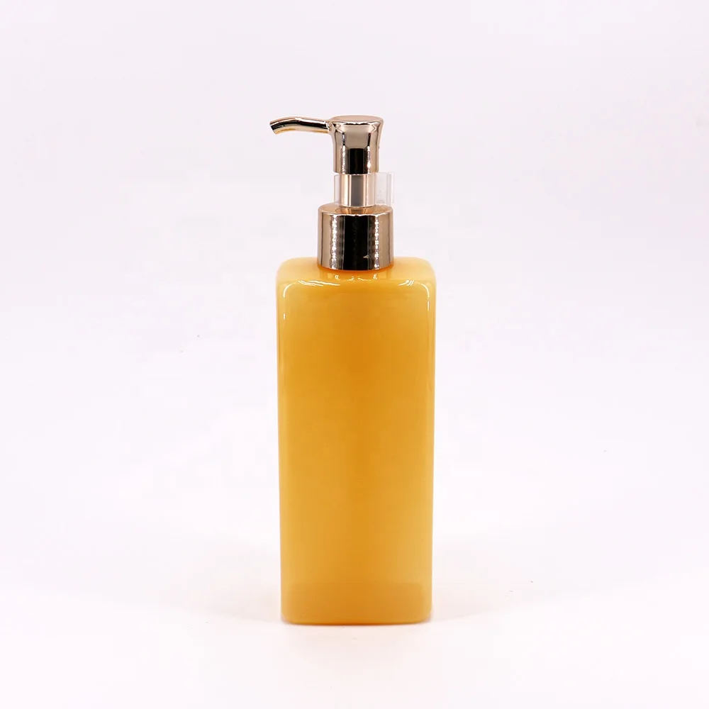 Ecofriendly Plastic Cosmetic Lotion Bottles 250ml 100ml Pet Square