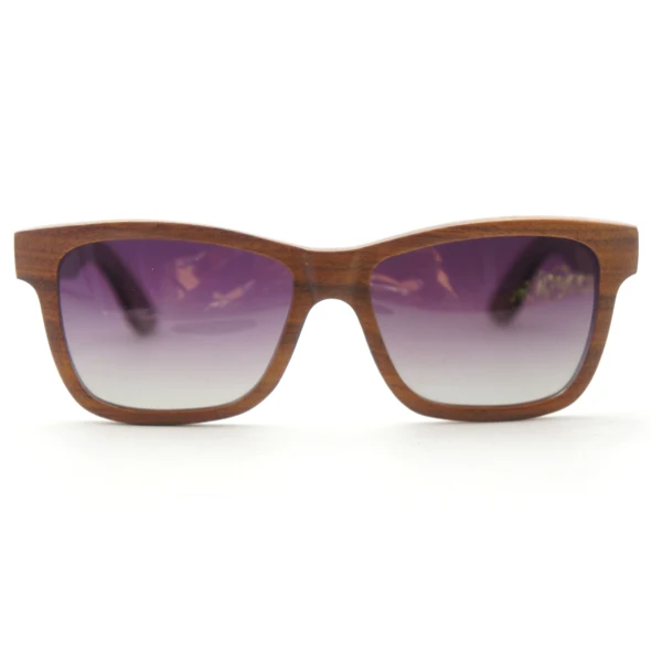 

Fashion ebony wood frame sunglasses gradient lens sunglasses, Natural wood color