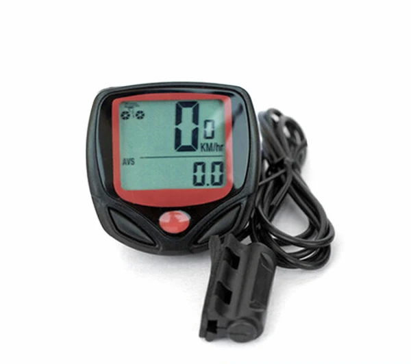 negro Bicicleta computadora LCD goliton od/ómetro veloc/ímetro vel/ómetro Backlight con funci/ón 28