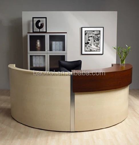 Baotrol Furniture Modern Modular Reception Desk For Beauty Salon