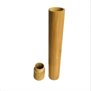 Image of Eco-friendly Bamboo No Cracking Toothbrush Travel Case