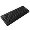 Ergonomic high and low caps wireless 2.4Ghz keyboard