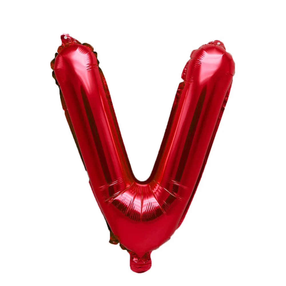 16 Inch Single Red Alphabet Letter Helium Balloons - Buy Balloon Red