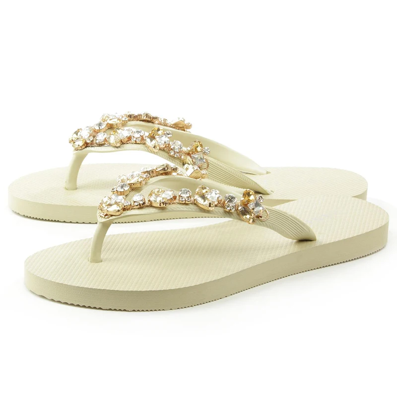 rhinestone flip flops wholesale