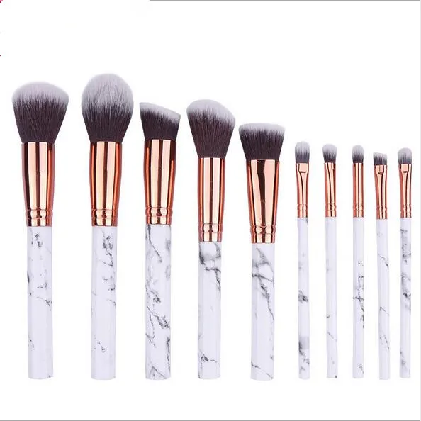 

New Marble Design 10pcs/set Makeup Brush Set