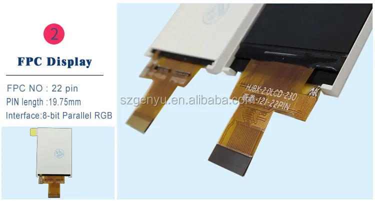176x220 RGB tft lcd display in lcd module