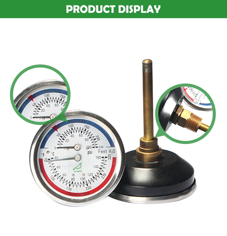 Best Selling Iso9001 Pressure Cooker Thermometer Boiler Gauge Buy
