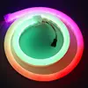 External programmable RGB led pixel lights for 3D flashing
