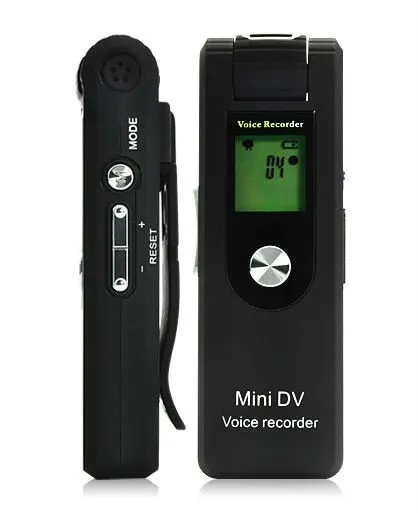 Mini digital video camcorder with audio recorder function