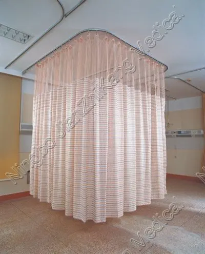 Retractable Hospital I.V. Pole ceiling mounted in hospital