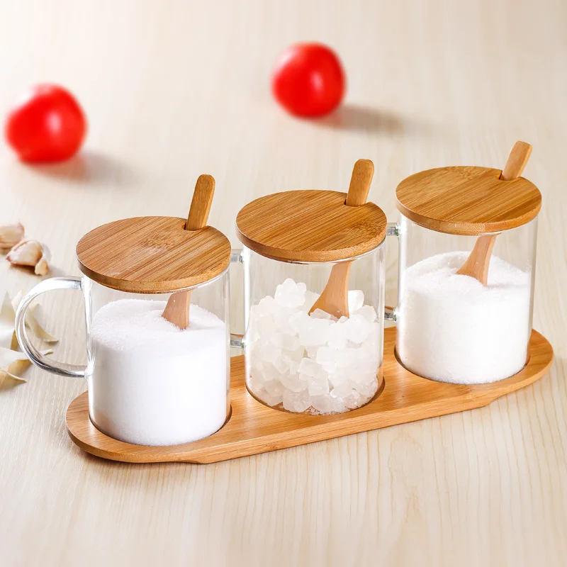 Wholesale Kitchen Storage Containers Sugar Salt Pepper Holder Shaker