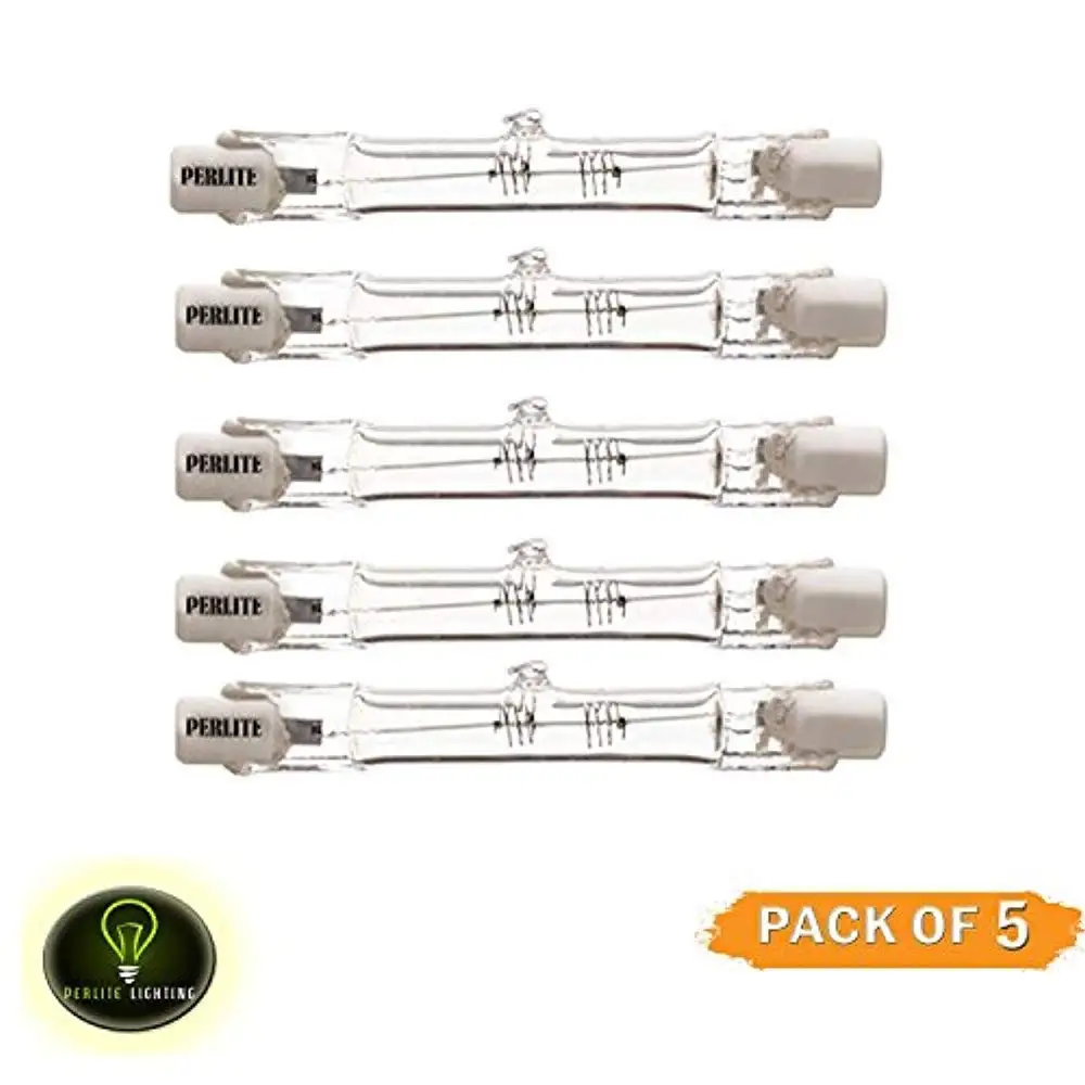 Feit Electric BPQ100T3//CL//S 100-Watt T3 Double-Ended Linear Halogen Bulb with RSC Base Clear