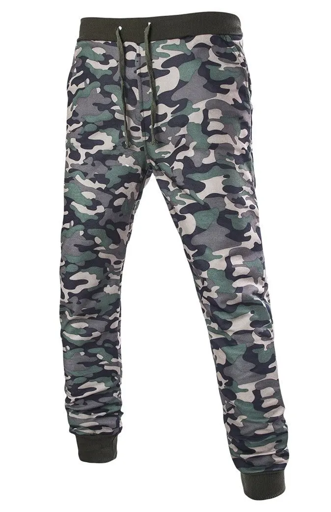 camouflage jogging bottoms