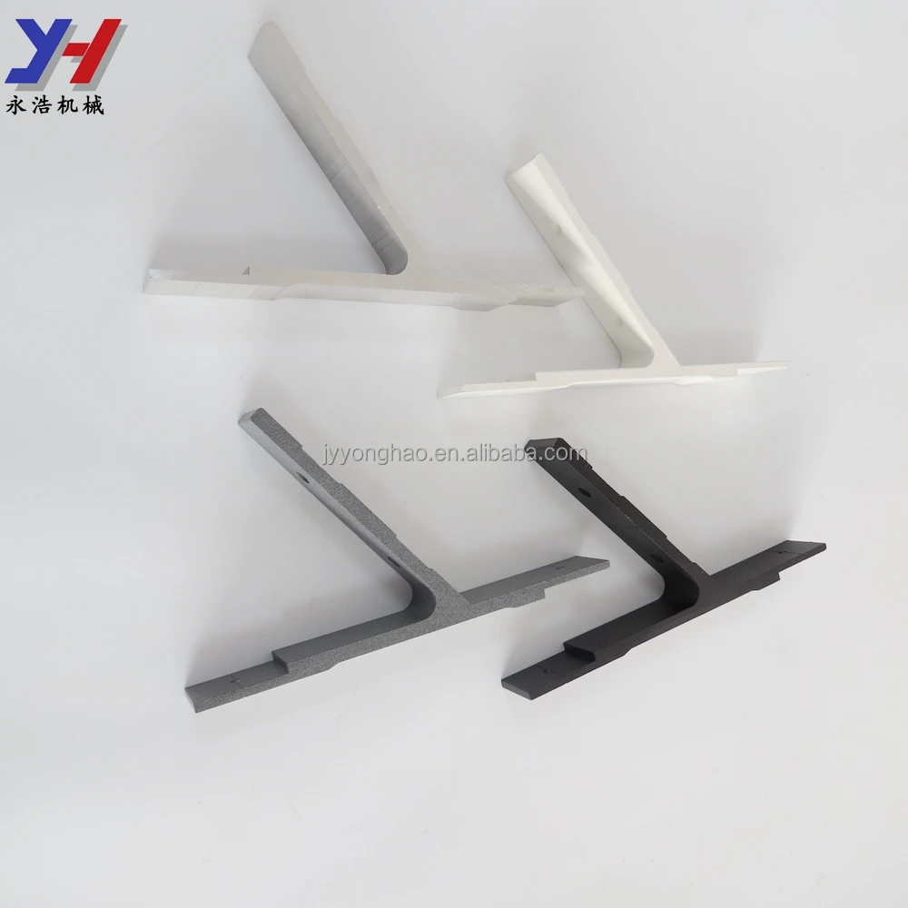 
OEM ODM Custom Fabrication of Powder Coated Aluminum Glass Holder for Curtain Wall 