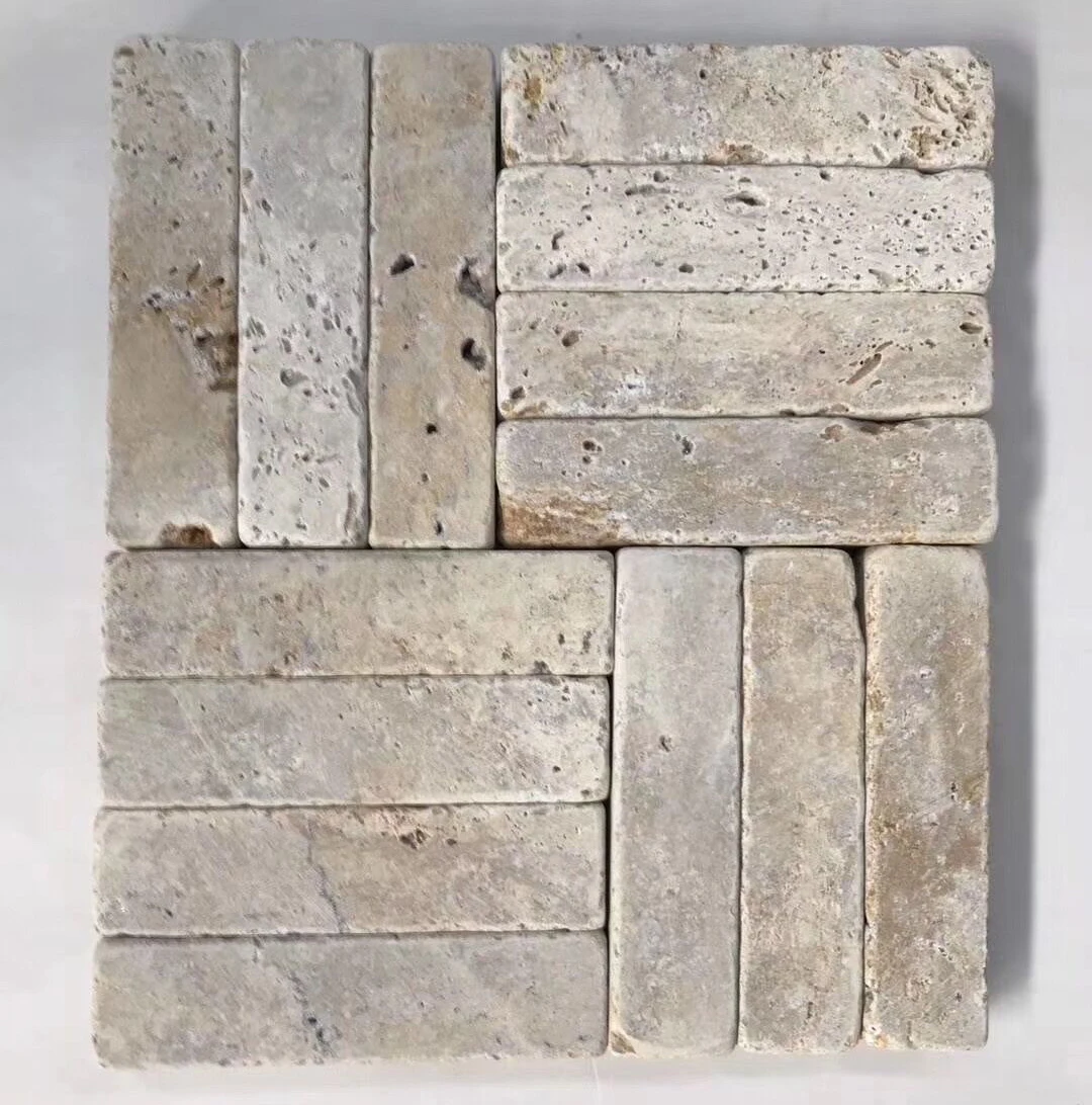 Tumbled Yellow Limestone Step Paver Limestone Paving