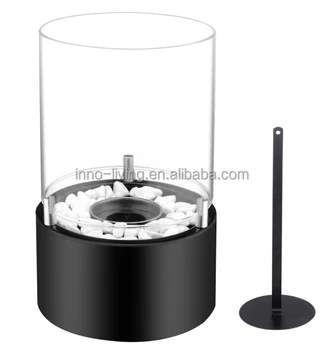 On Sale Table Top Ventless Fireplace Round Chimenea Etanol Bio