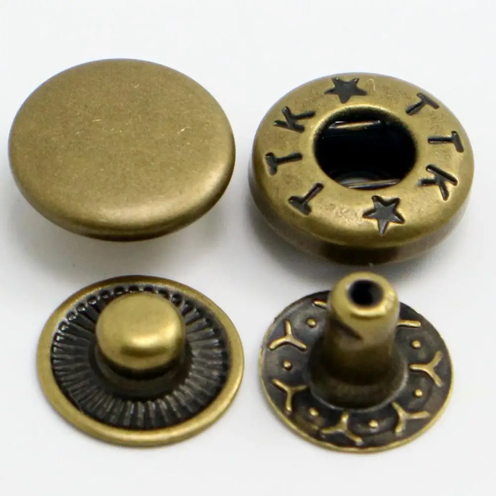 
484# 486# 488#nickel free silver Cap Spring Snap Button For Garment 