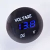 Car Mini Voltmeter 12V 24V Universal Car Voltmeter Waterproof Voltage Meter Motorcycle LED Digital Voltmeter Blue Red Green