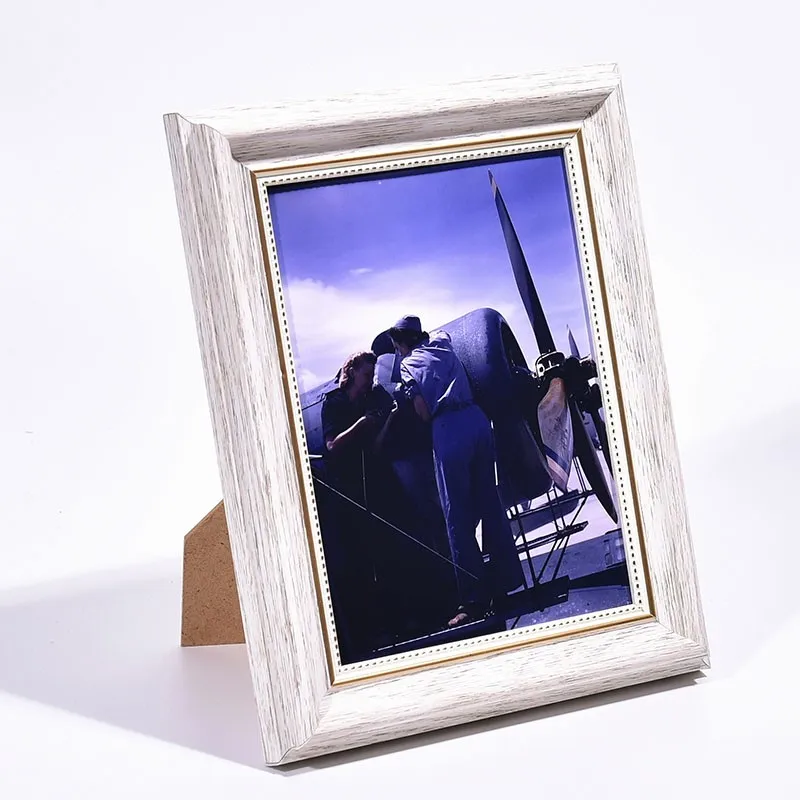 Distressed Plastic Picture Frame 11x14 Matted 8x10 Standing Or Wall