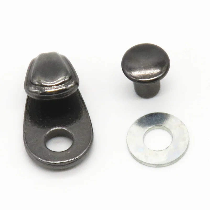 

Free Sample 18MM Nickle Free One Hole Metal Lace Hook For Boot/Climbing/Safety Shoes, As your request