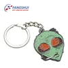 Wholesale cheap custom source christmas keychains gift key chain luxury 3d hard enamel zinc alloy metal keychain