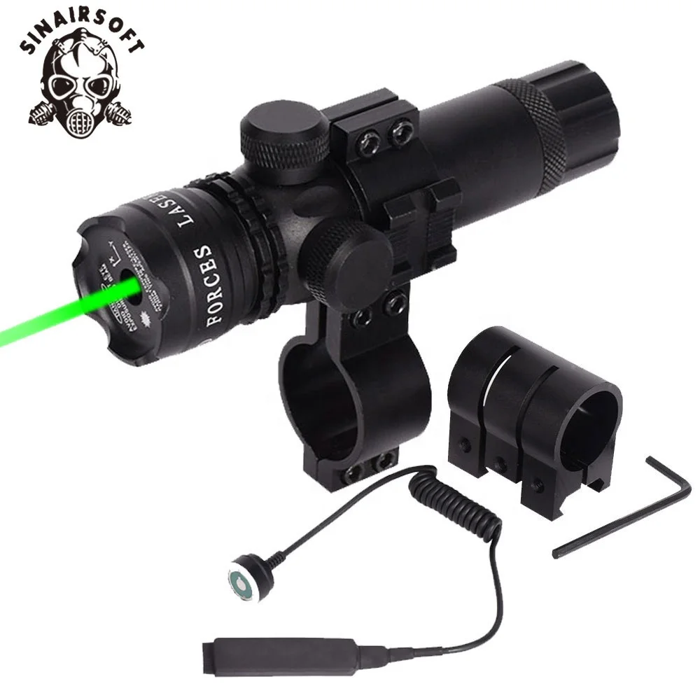 

Tactical Laser Mount Green Red Dot Laser Sight Rifle Hunting Scope 20mm Rail Barrel Pressure Switch Mount Gun Laser sight