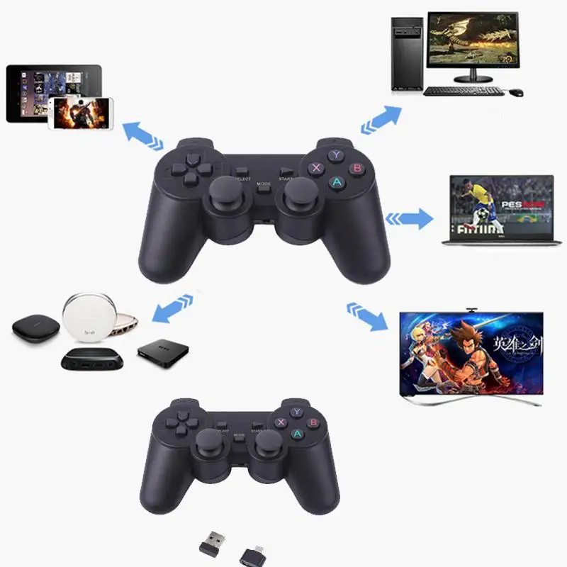 2.4g Wireless Game Controller For Ps3 Pc Android Phone Tv Box Gamepad