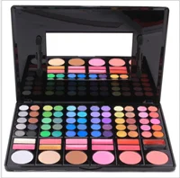 

78 color eyeshadow palette eye shadow private label earth color pearlescent matte lip gloss eye shadow palette