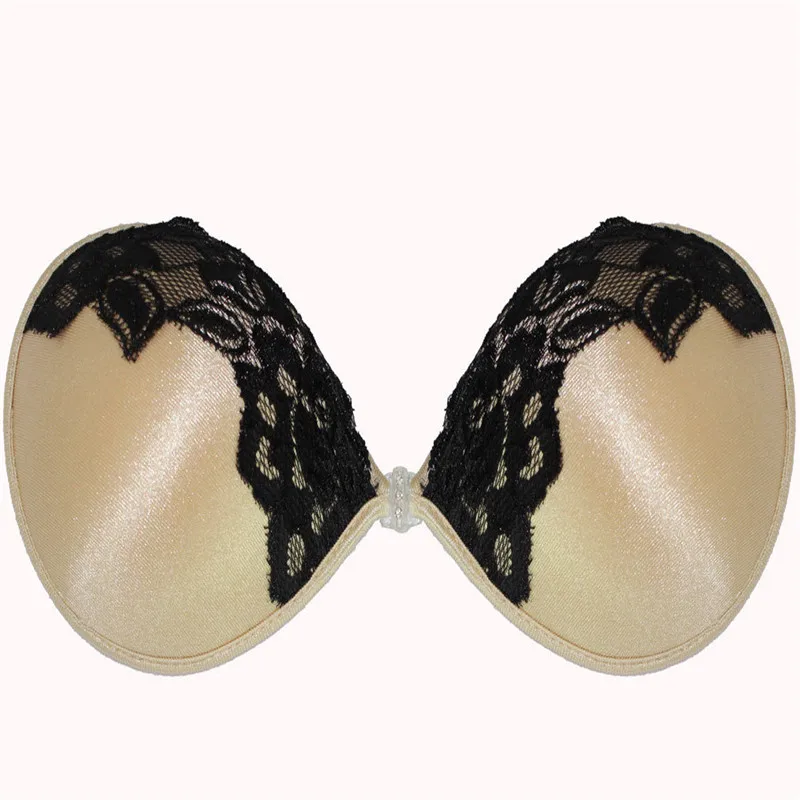 invisible silicone self adhesive bra for backless dress