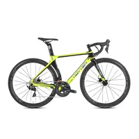 

High quality complete racing road bike carbon fiber road bicycle with hydraulic disc brake