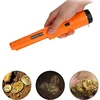 hot sell Orange colour Portable 360 degree side scan detection plus pinpointing tip metal detector pinpointer with web holster