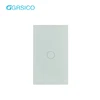 US Wireless WIFI Remote Control for Smart Home 1 Gang 2 Way Wall Light Switch Supports Touch and Tuya APP and Voice Control