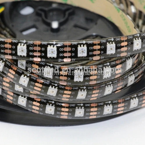 addressable IP65 IP67 IP68 APA102 individually addressable rgb led strip 5v high quality