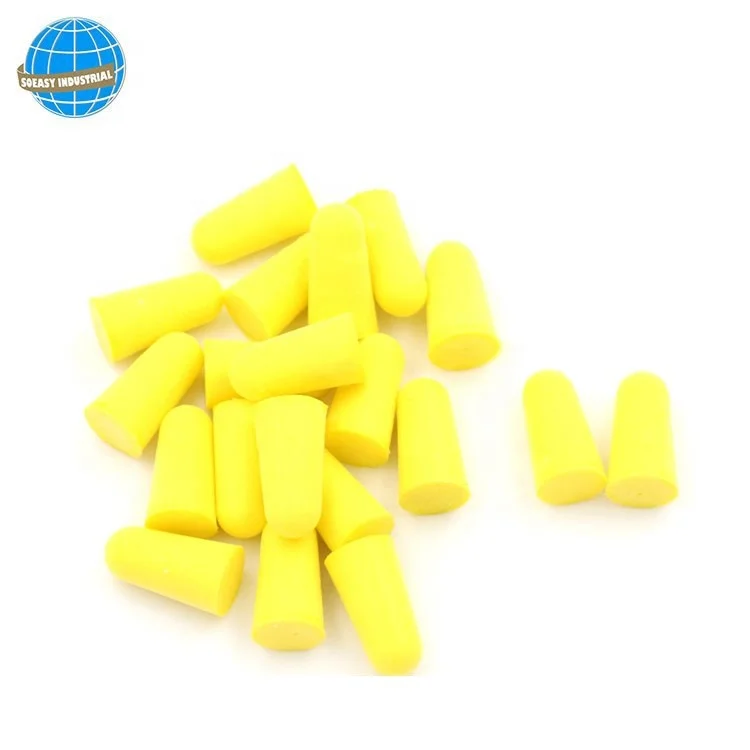 
60 Pairs Soft Foam Earplugs with Aluminum Carry Case 36dB NRR Ear Plugs 