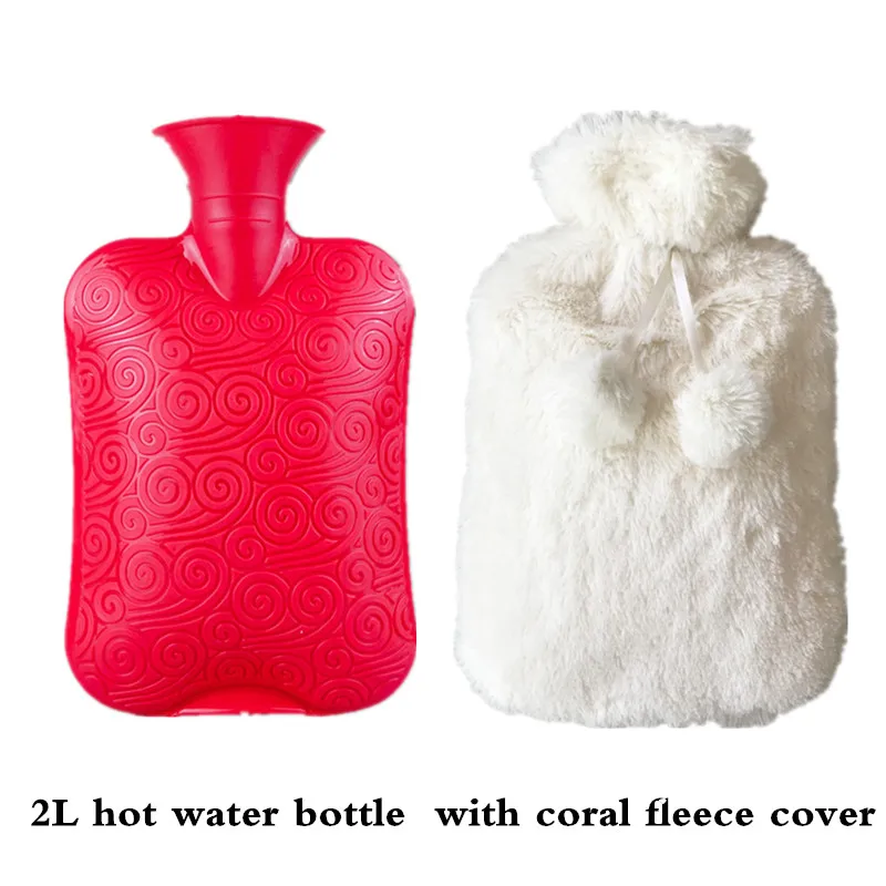 
2L plastic bottle with knit cover 