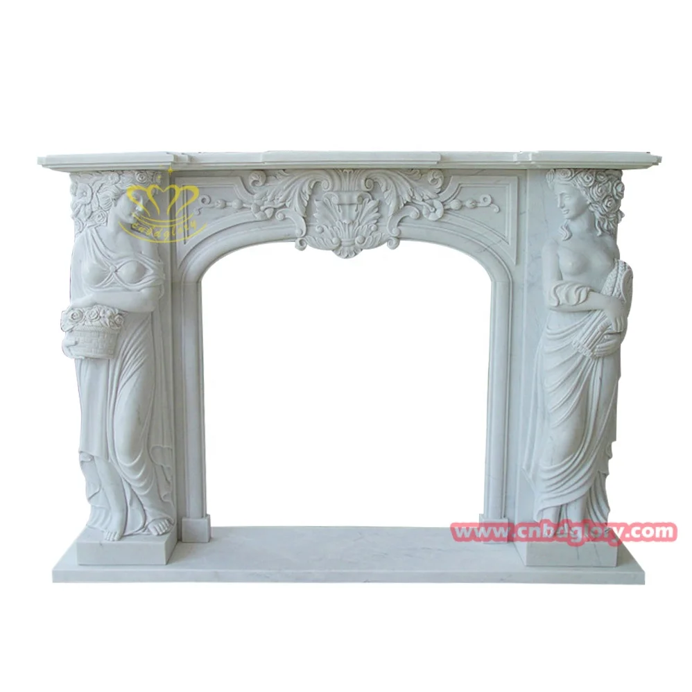 Venta al por mayor chimenea de mármol antiguo-Compre online los mejores