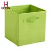 New Design Custom Made Collapsible Fabric Cd Storage Boxes,Multipurpose Storage Cubes
