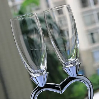 Heart Shape Crystal Champagne Flutes Wedding Toasting Drinking Wine Heart Shape Crystal Champagne Flutes Wedding Toasting Drinking Wine Gles