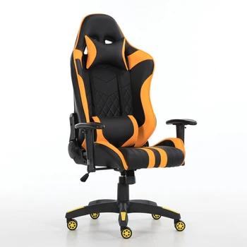 Ergonomic Style Swivel Gaming Chair Racing Style High Back Pu