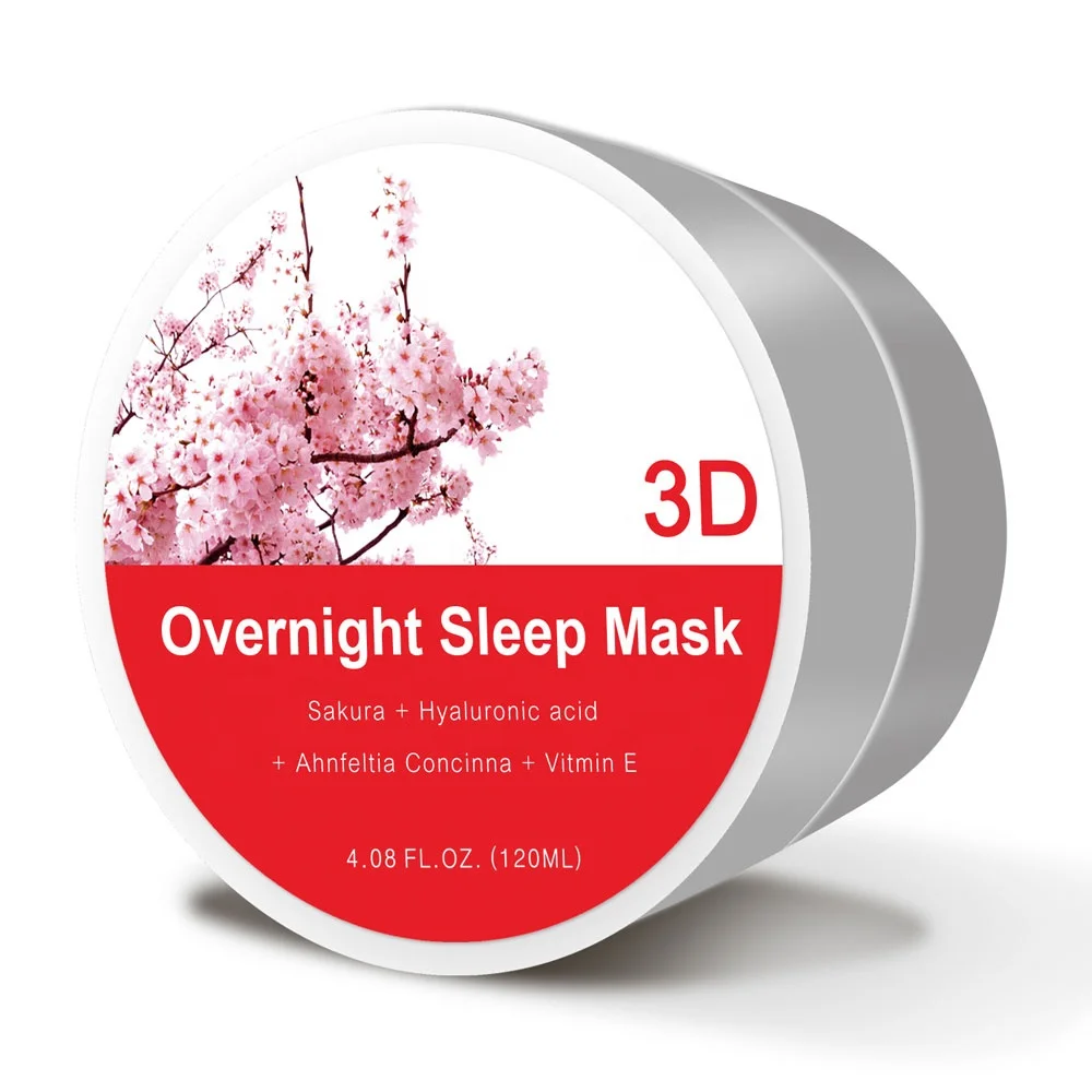 

Wholesale Private Label Natural Sakura Extract Whitening Hydrating Sleeping Mask Organic Sleeping Face Mask Cream