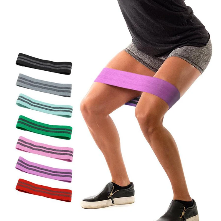 Custom Printed Loop Polyester Cotton Hip Circle Booty Resistance Bands
